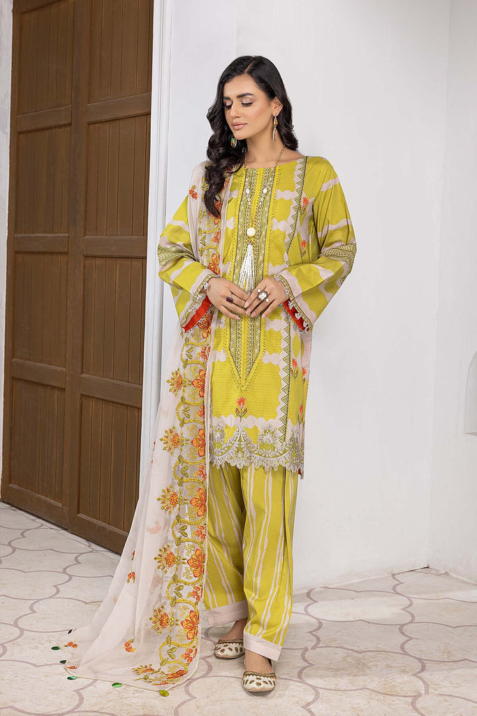 Charizma 3 Pc Stitched Embroidered Lawn CN22-25