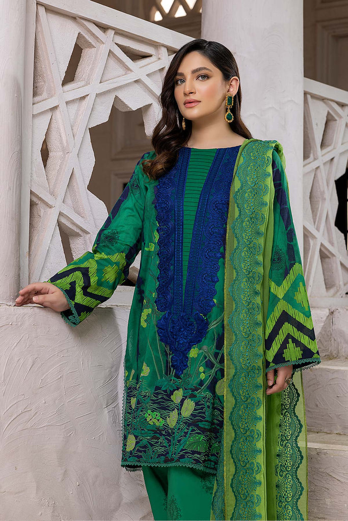 Charizma 3 Pc Stitched Embroidered Lawn CN22-27 A