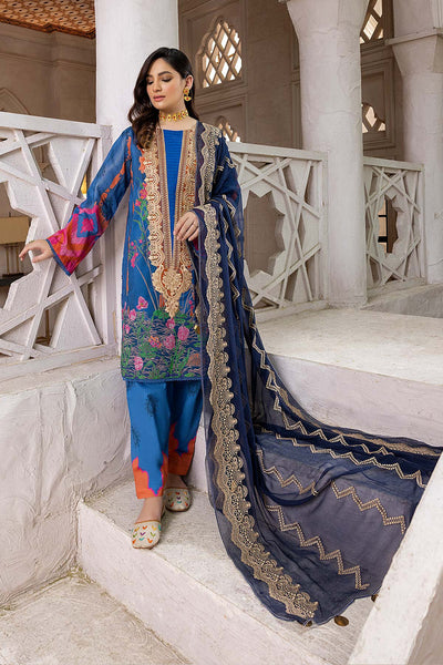 Charizma 3 Pc Stitched Embroidered Lawn CN22-27 B