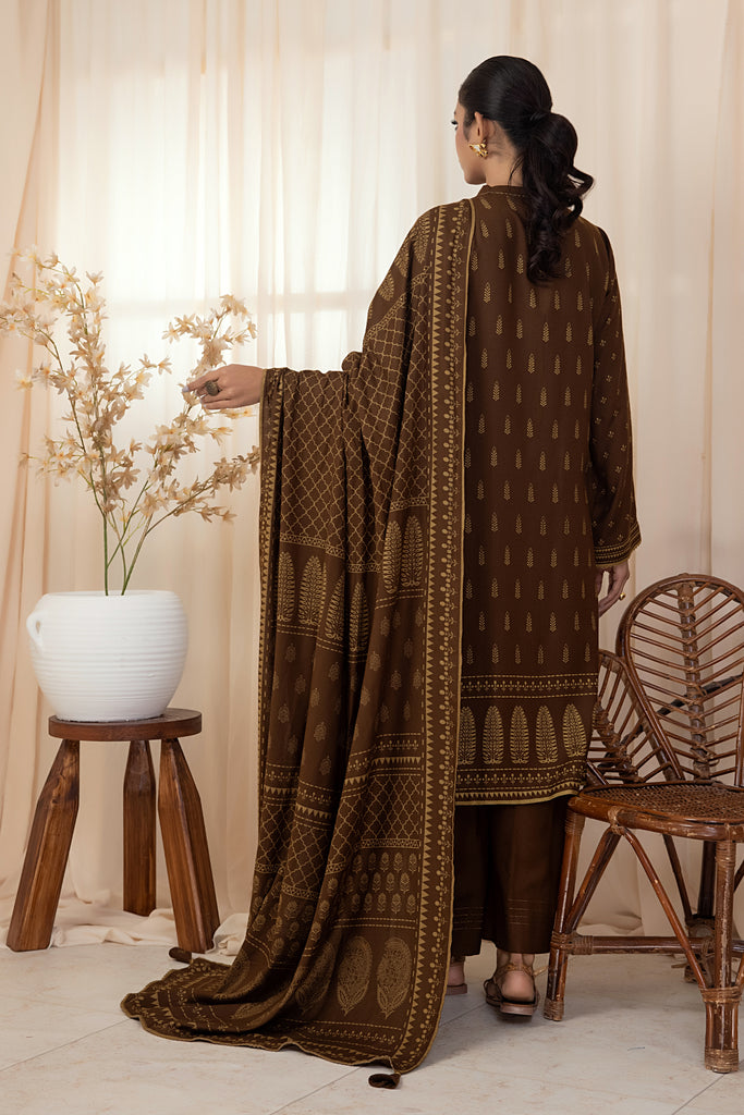 Lakhany 3 Piece Unstitched Printed Cashmi Vool Vol 01 Suit CVC-1001-B
