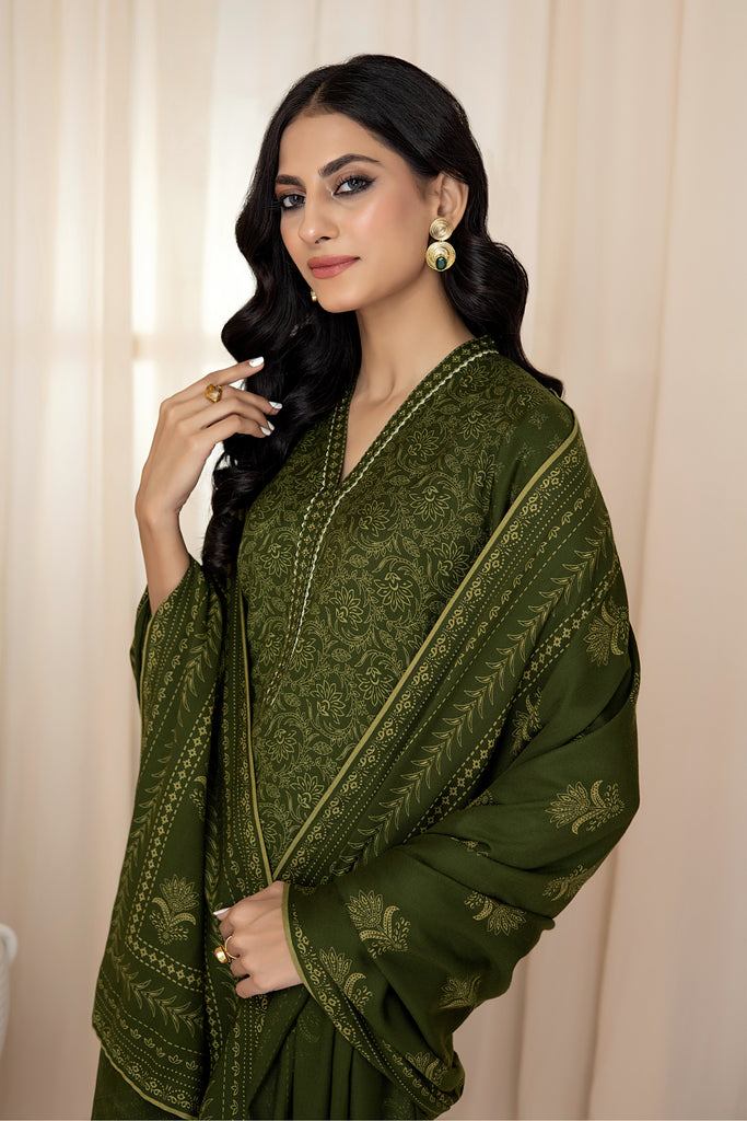 Lakhany 3 Piece Unstitched Printed Cashmi Vool Vol 01 Suit CVC-1004-C