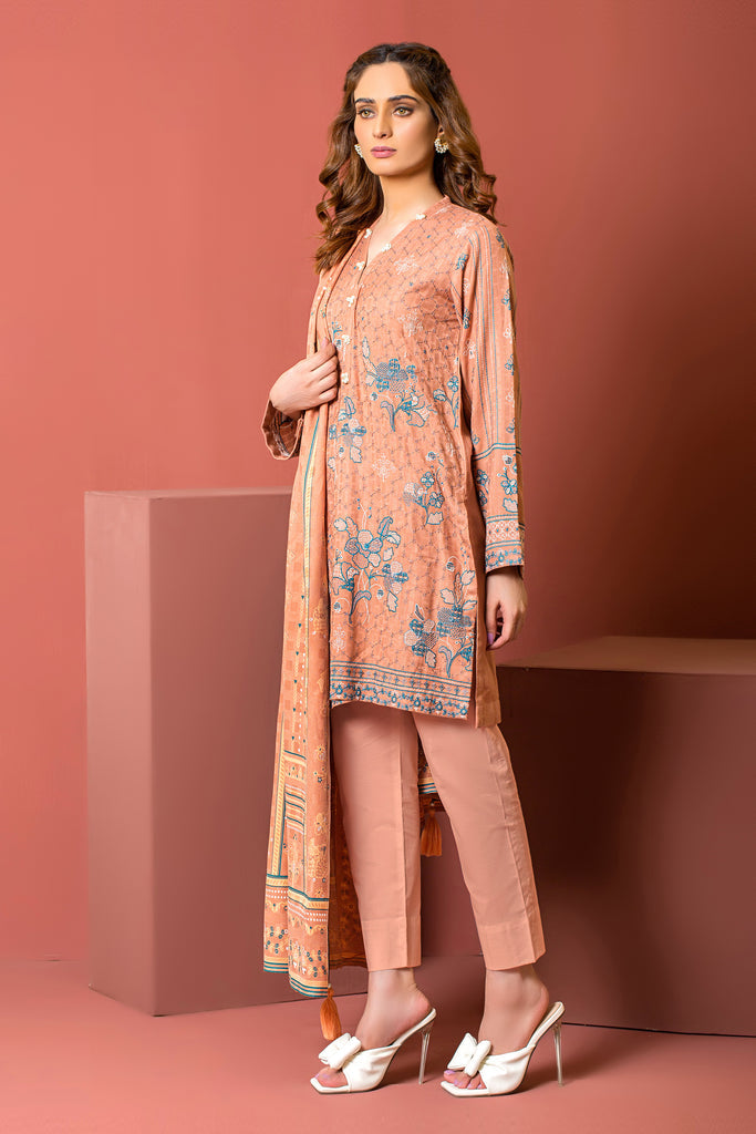 Lakhany 3 Piece Stitched Embroidered Cashmi Vool Suit LSM-2975