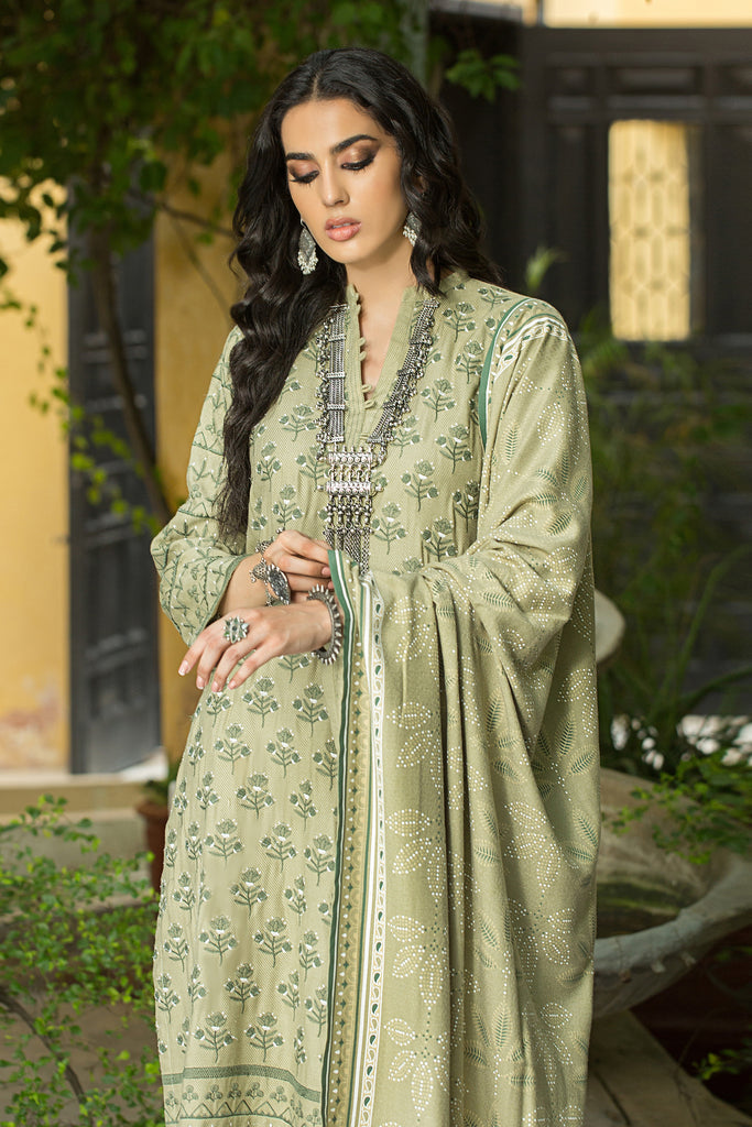 Lakhany 3 Piece Stitched Embroidered Cashmi Vool Suit LSM-2976