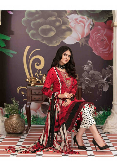 Amna Sohail By Tawakkal Fabrics 3 Piece Stitched Lavish Intricacy Suit D-1301-A