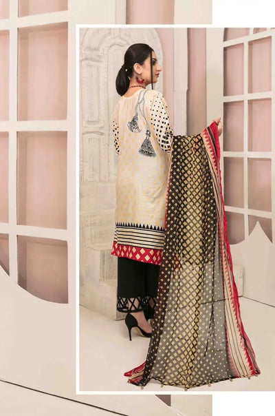 Amna Sohail By Tawakkal Fabrics 3 Piece Stitched Graceful Ensemble Suit D-1352