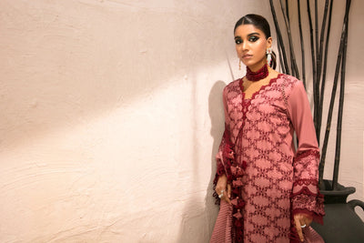 Jade Classic Revitalized by Firdous Lawn 3 Piece Unstitched Embroidered Lawn Suit - D-19985
