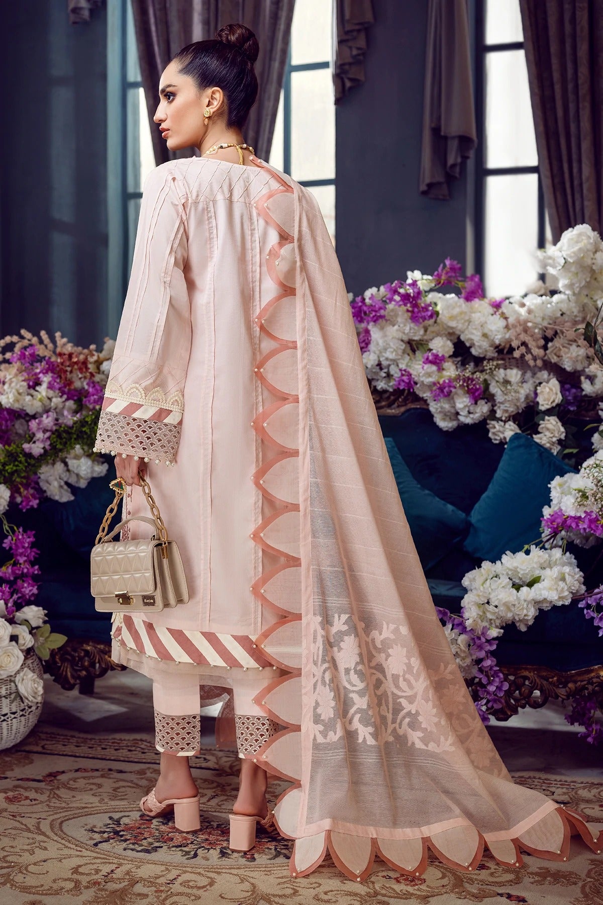 Jade Classic Revitalized by Firdous Lawn 3 Piece Unstitched Embroidered Lawn Suit - D-22-OC-03