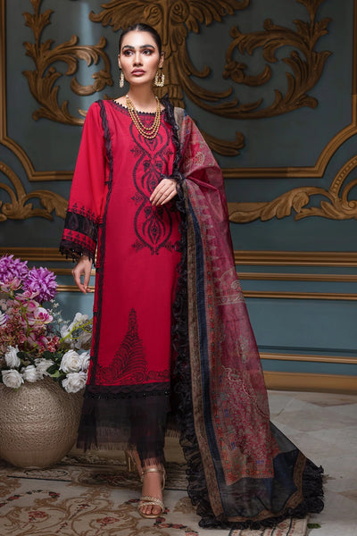 Jade Classic Revitalized by Firdous Lawn 3 Piece Unstitched Embroidered Lawn Suit - D-22-OC-06
