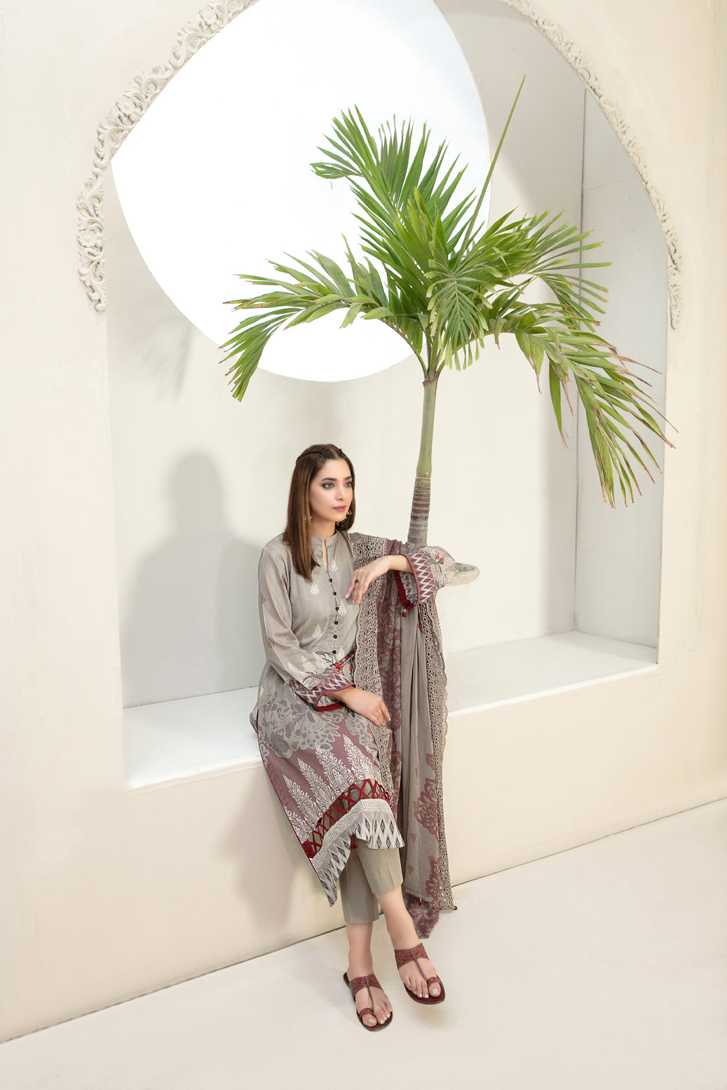 Tawakkal Fabrics 3 Piece Stitched Digital Printed Lawn Suit D-7334