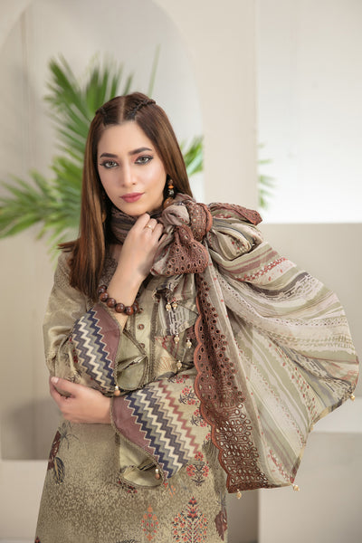 Tawakkal Fabrics 3 Piece Stitched Digital Printed Lawn Suit D-7338