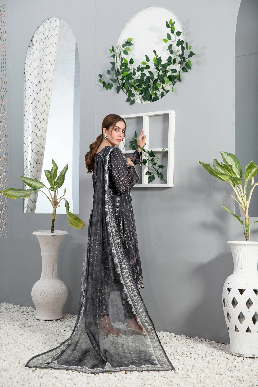 Tawakkal Fabrics 3 Piece Stitched Digital Printed Lawn Suit D-7427