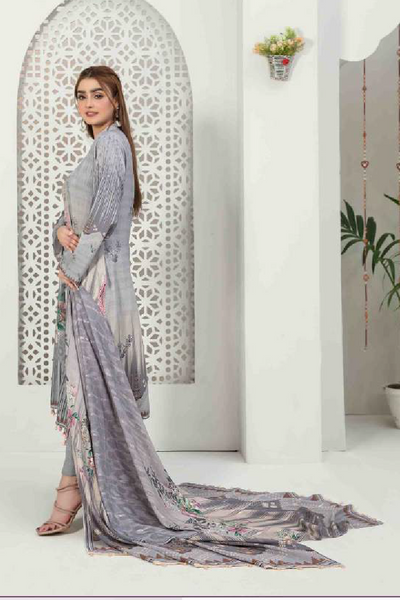 Tawakkal Fabrics 3 Piece Stitched Attractive & Elegant Suit D-7627