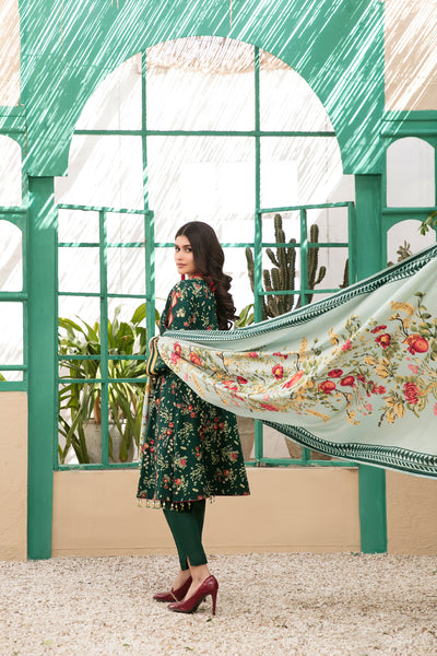 Tawakkal Fabrics 3 Piece Stitched Attractive & Elegant Lawn Suit D 6525-B