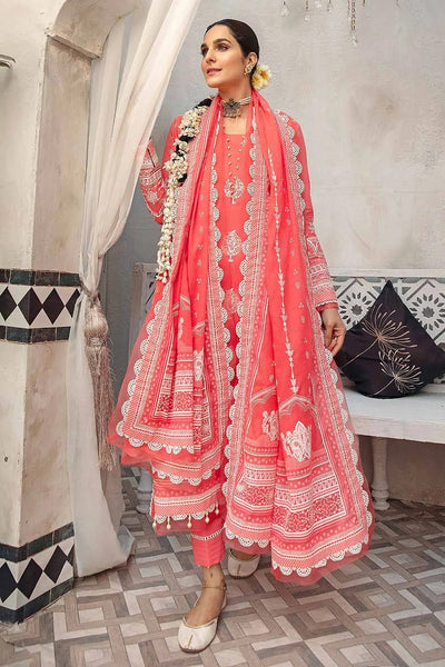 Gul Ahmed 3PC Unstitched Lacquer Printed Lawn Suit DB-22009 B