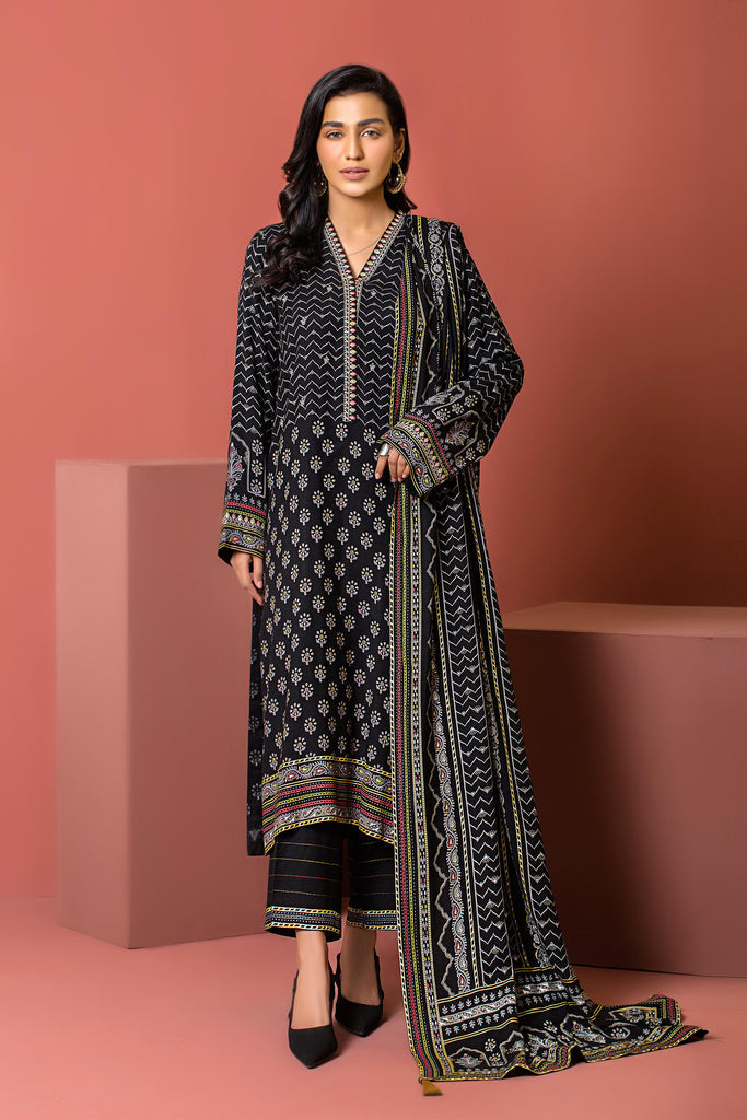 Lakhany 3 Piece Unstitched Dareechay Embroidered Suit DEC-EA-0386