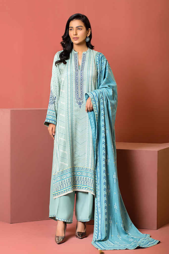 Lakhany 3 Piece Stitched Dareechay Embroidered Suit LSM-3013