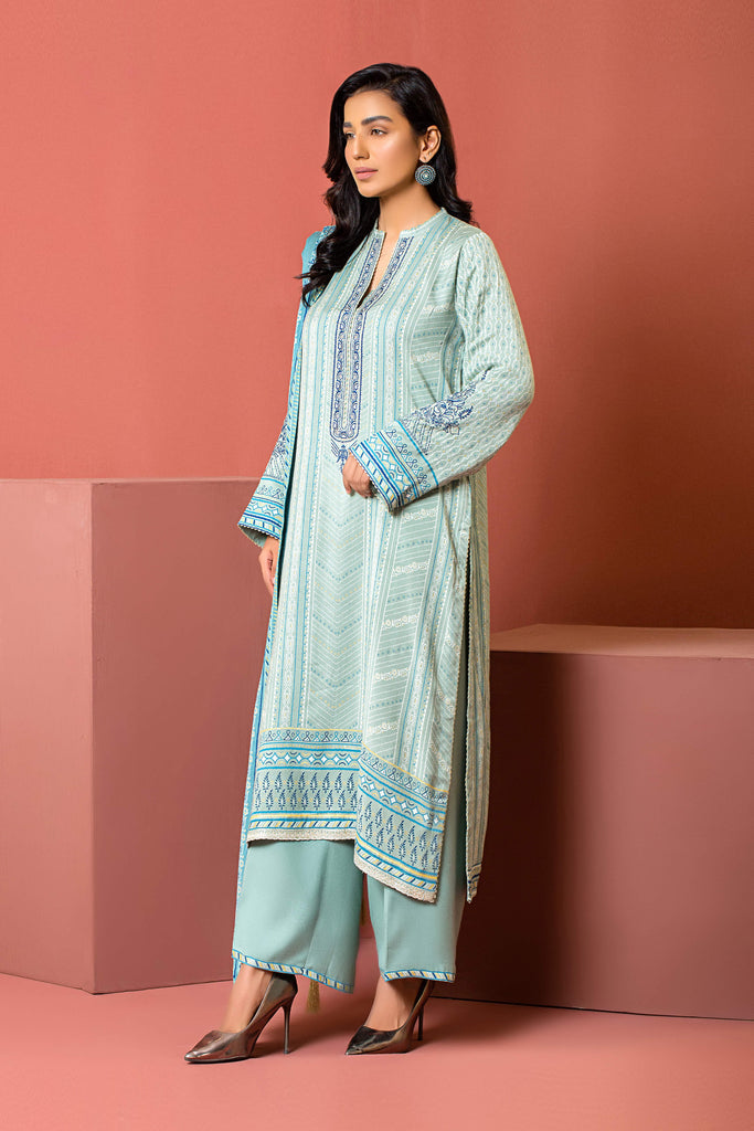 Lakhany 3 Piece Stitched Dareechay Embroidered Suit LSM-3013