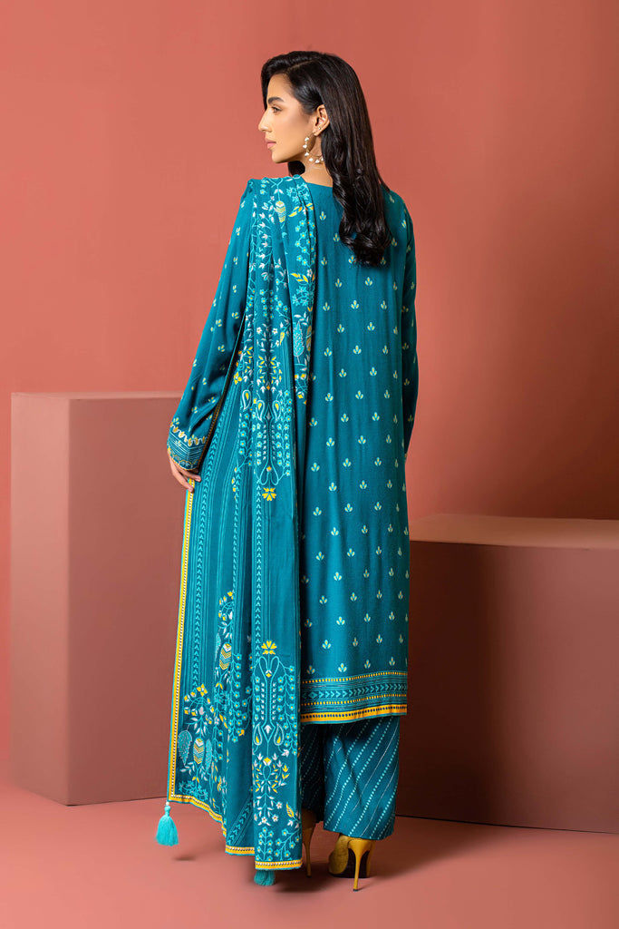 Lakhany 3 Piece Unstitched Dareechay Embroidered Suit DEC-SR-0055