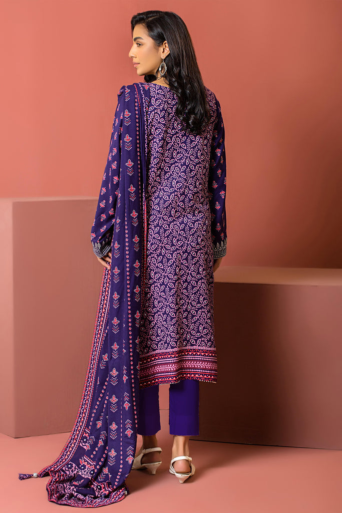 Lakhany 3 Piece Stitched Dareechay Embroidered Suit LSM-3011