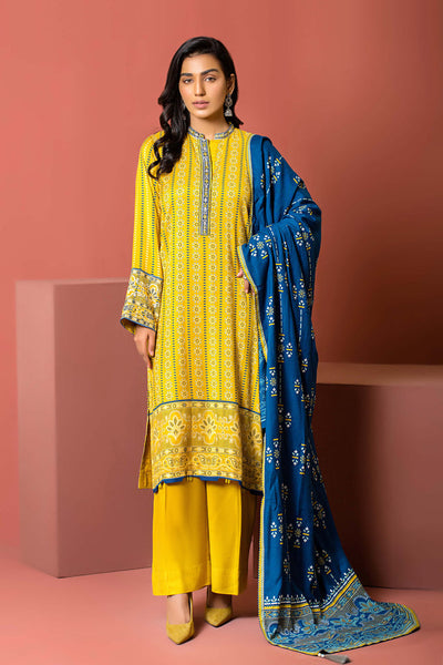 Lakhany 3 Piece Stitched Dareechay Embroidered Suit LSM-3012