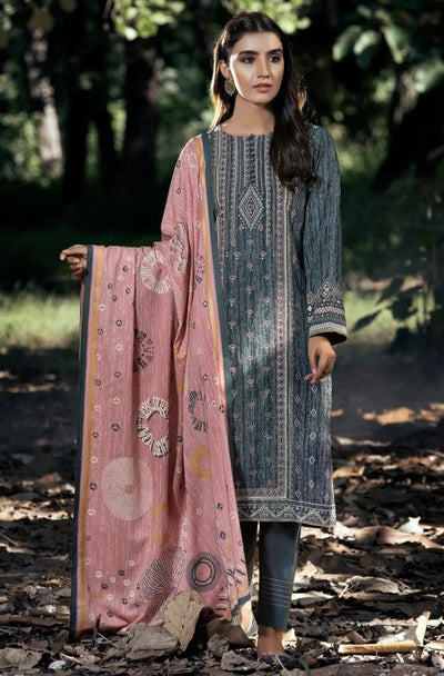 Ready To Wear Lakhany 3 Piece Embroidered Pashmina Suit LSM-2463