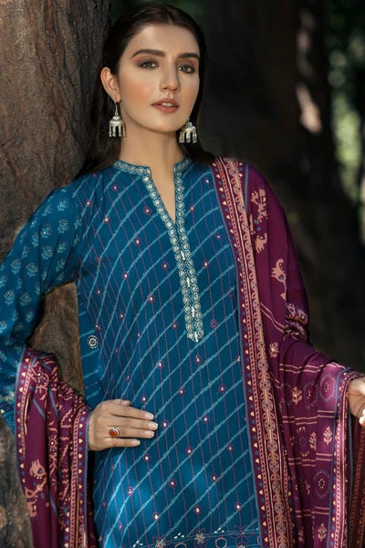 Ready To Wear Lakhany 3 Piece Embroidered Pashmina Suit LSM-2465