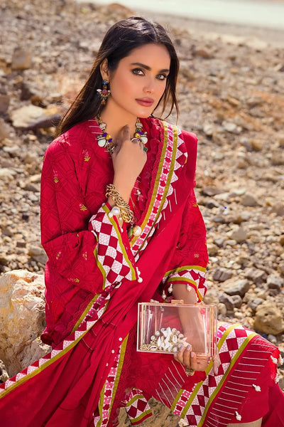 Gul Ahmed 3PC Unstitched Printed Lawn Suit DN-22077
