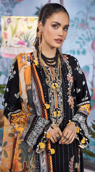 Anaya By Kiran Chaudhry 3 Piece Unstitched Embroidered Suit - EMILY