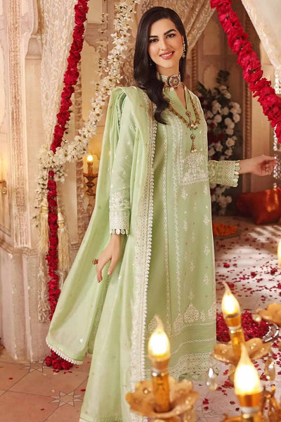 Gul Ahmed 3PC Unstitched Lawn Embroidered Suit with Yarn Dyed Dupatta FE-12005