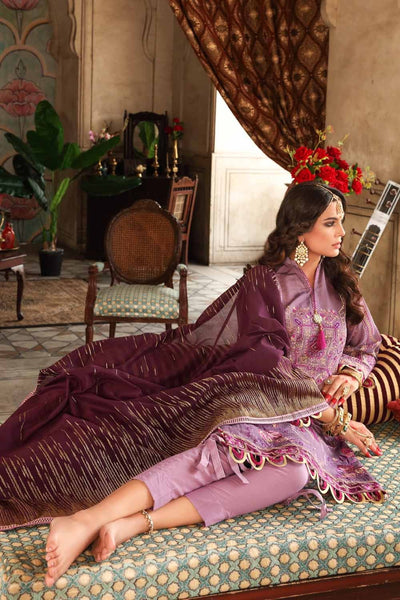 Gul Ahmed Ready To Wear 3 Piece Embroidered Khadi Net Suit with Lawn Dupatta FE-12257