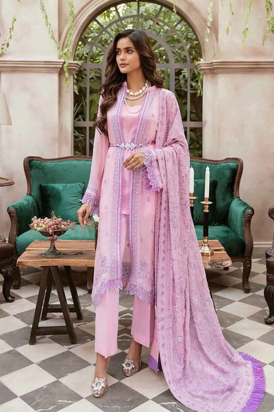 Gul Ahmed 3PC Unstitched Embroidered Luxury Jacquard Suit with Jacquard Dupatta 3PC Unstitched Embroidered Chiffon Suit with Chiffon Dupatta FE-22025