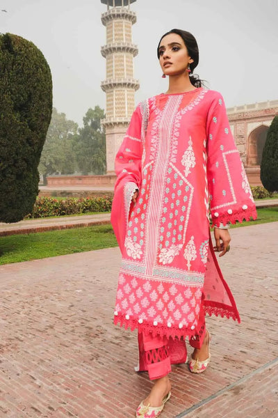 Gul Ahmed 3PC Unstitched Lacquer Printed Yarn Dyed Suit FE-22038