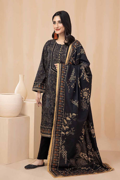 Gul Ahmed 3PC Khaddar Stitched Printed Suit K-22082 A