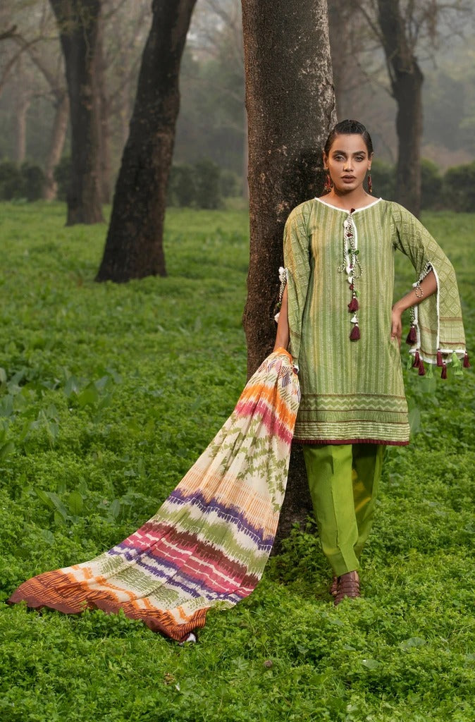 Lakhani Komal Prints 3 Piece Unstitched Printed Lawn Suit KP-2004-A