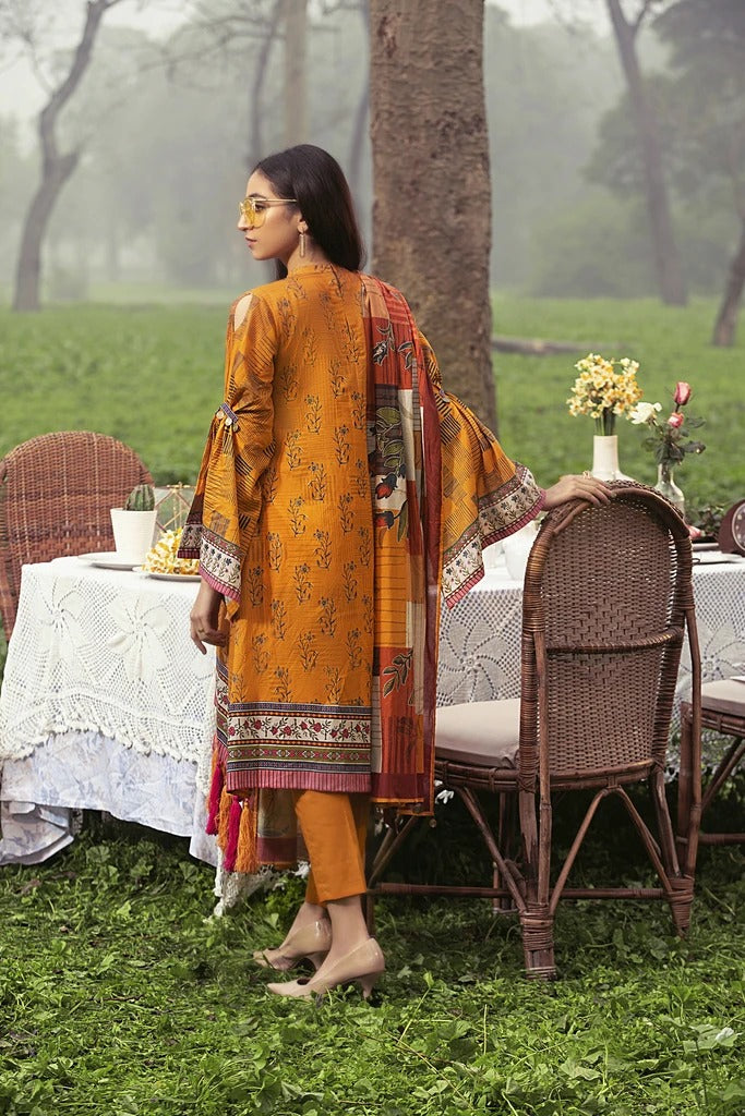 Lakhani Komal Prints 3 Piece Unstitched Printed Lawn Suit KP-2007-A
