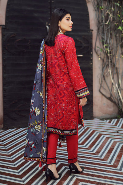 Lakhany 3 Piece Unstitched Komal Printed Lawn Suit - KP-2022-A