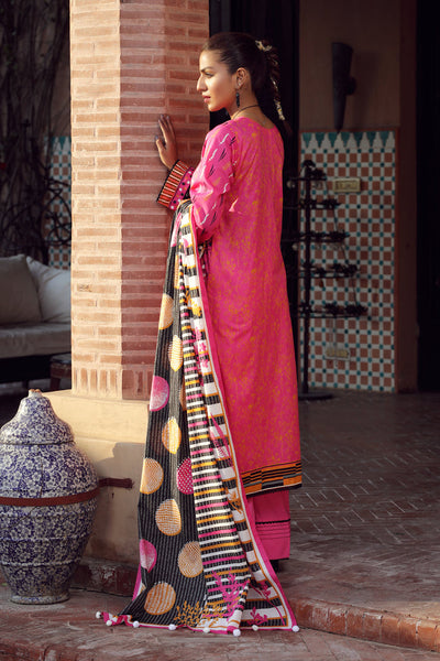 Lakhany 3 Piece Unstitched Komal Printed Lawn Suit - KP-2024-B
