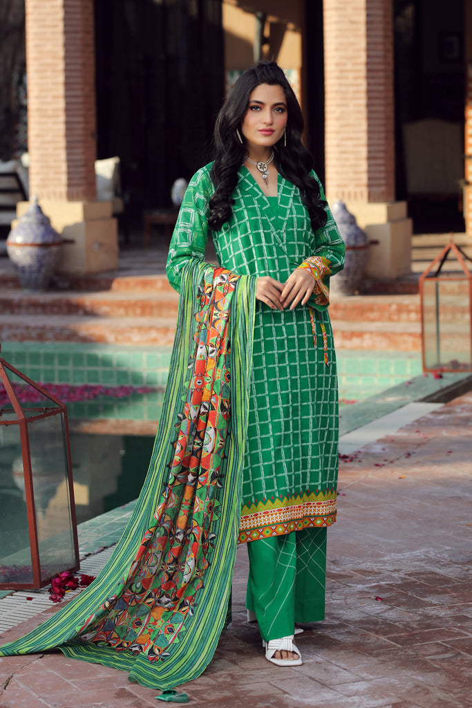 Lakhany 3 Piece Unstitched Komal Printed Lawn Suit - KP-2028-A