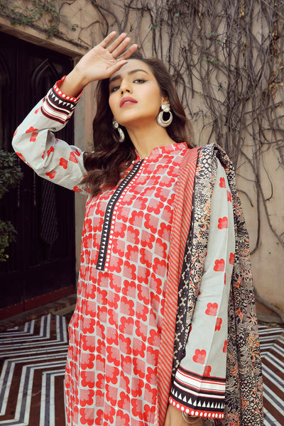 Lakhany 3 Piece Unstitched Komal Printed Lawn Suit - KP-2031-A