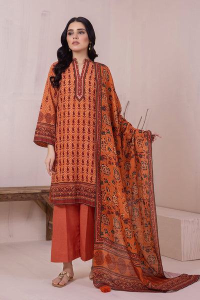 Lakhany 3 Piece Stitched Khaddar Prints Suit LSM-2959