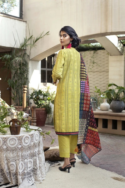 Lakhany 3 Piece Unstitched Printed Soft Khaddar Suit KPW-503