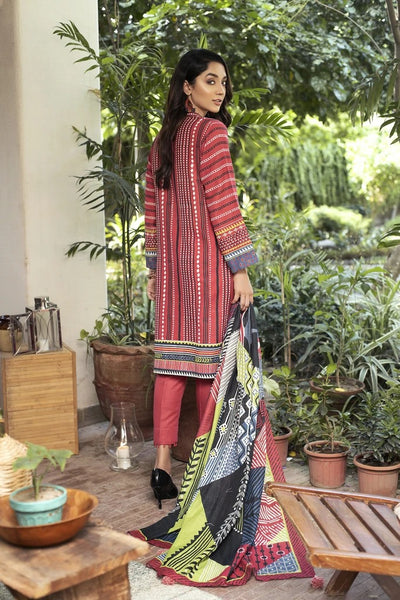 Lakhany 3 Piece Unstitched Printed Soft Khaddar Suit KPW-506