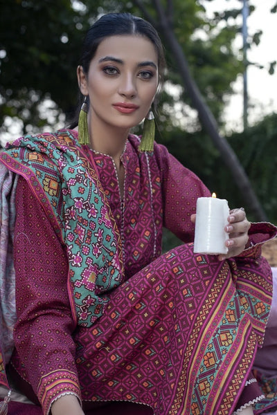 Lakhany 3 Piece Unstitched Printed Soft Khaddar Suit KPW-518