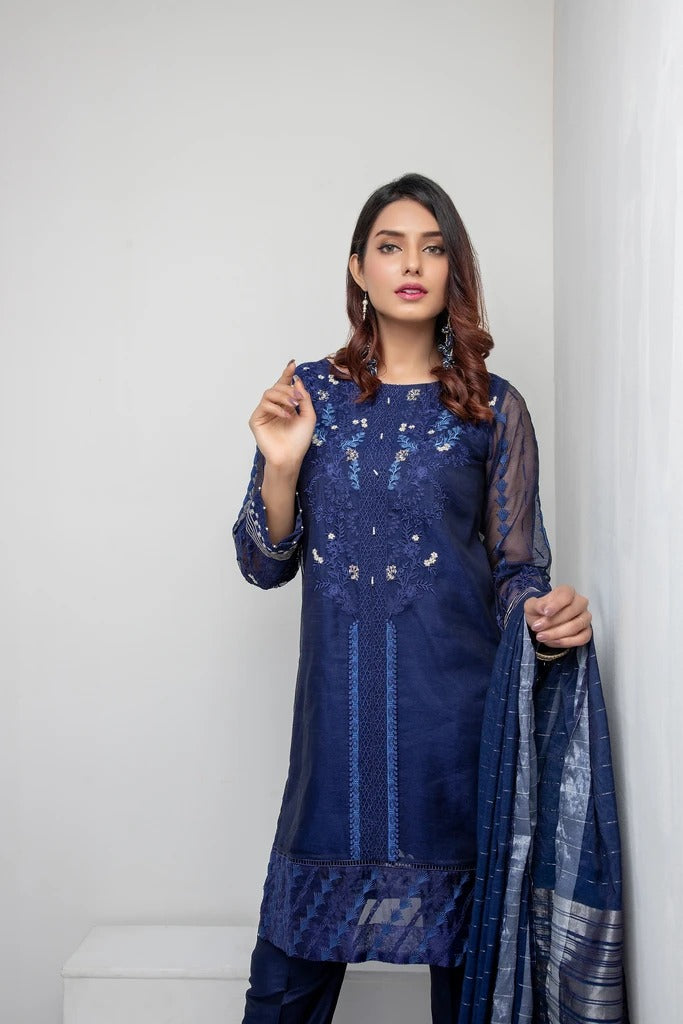 Ready To Wear Lakhani 3 Piece Embroidered Lawn  Suit LSM-2134