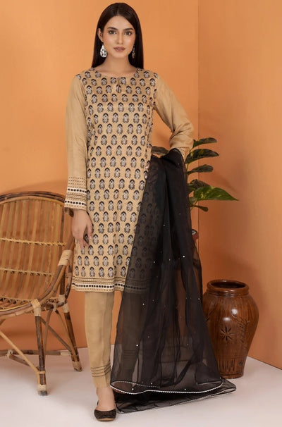 Ready To Wear Lakhany 03 Piece Raw Silk Suit LSM-2503
