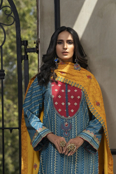 Ready To Wear Lakhany 3 Piece Embroidered Karandi Suit LSM-2532
