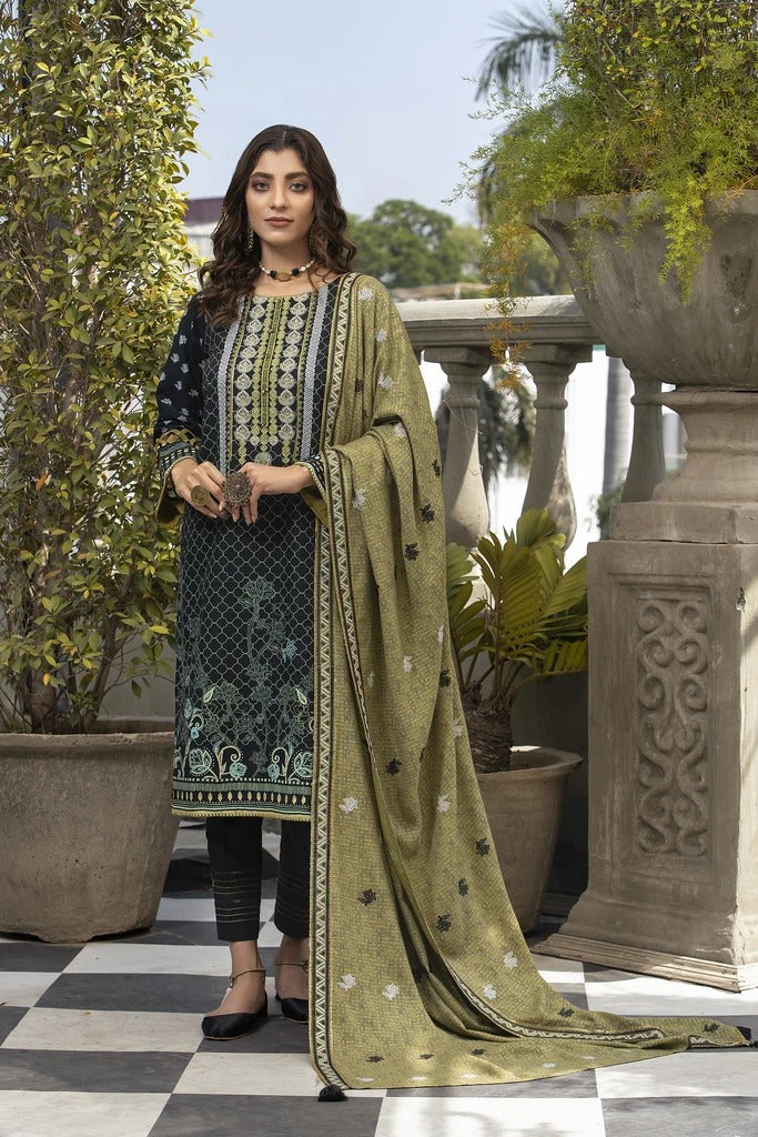 Ready To Wear Lakhany 3 Piece Embroidered Karandi Suit LSM-2535
