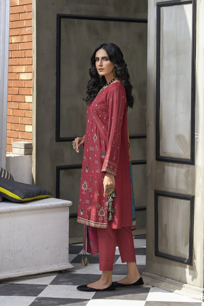 Ready To Wear Lakhany 3 Piece Embroidered Karandi Suit LSM-2537