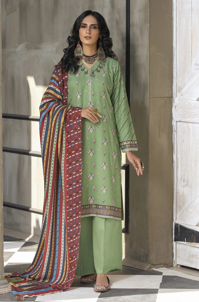 Ready To Wear Lakhany 3 Piece Embroidered Karandi Suit LSM-2538