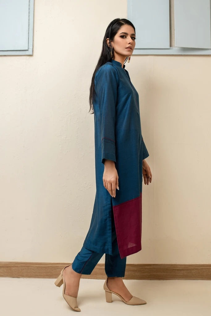 Ready To Wear Lakhany 02 Piece Solid Staple Cotton Suit LSM-2550